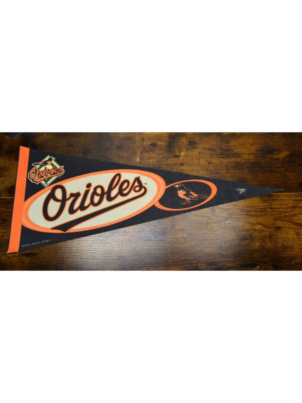 Baltimore Orioles MLB 2001 Wincraft Sports Edition #7 Felt Pennant 29.5 inches